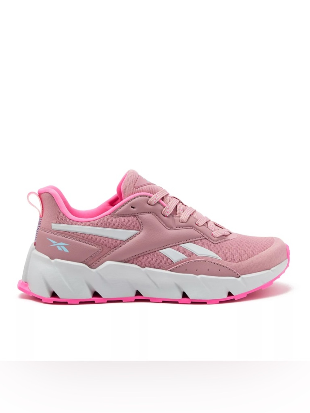 Reebok Pink and White Trail-Style Running Shoe